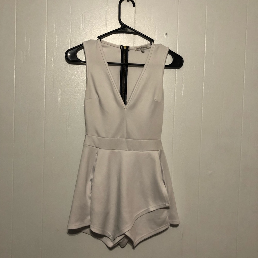 Charlotte Russe White Romper
